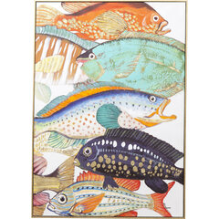 Maal "Fish", Meeting Two, 100x70cm hind ja info | Seinapildid | kaup24.ee