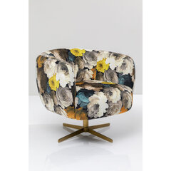 Вращающееся кресло Peony, жёлтое цена и информация | Кресла в гостиную | kaup24.ee