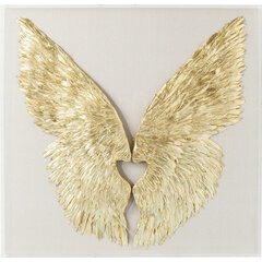 Seinapilt Wall Decoration Wings Gold, 120x120cm hind ja info | Seinapildid | kaup24.ee