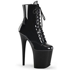 Женгские ботинки для танцев на пилоне Pleaser USA, 20 см, чёрные цена и информация | Женская обувь Cink Me, коричневая | kaup24.ee