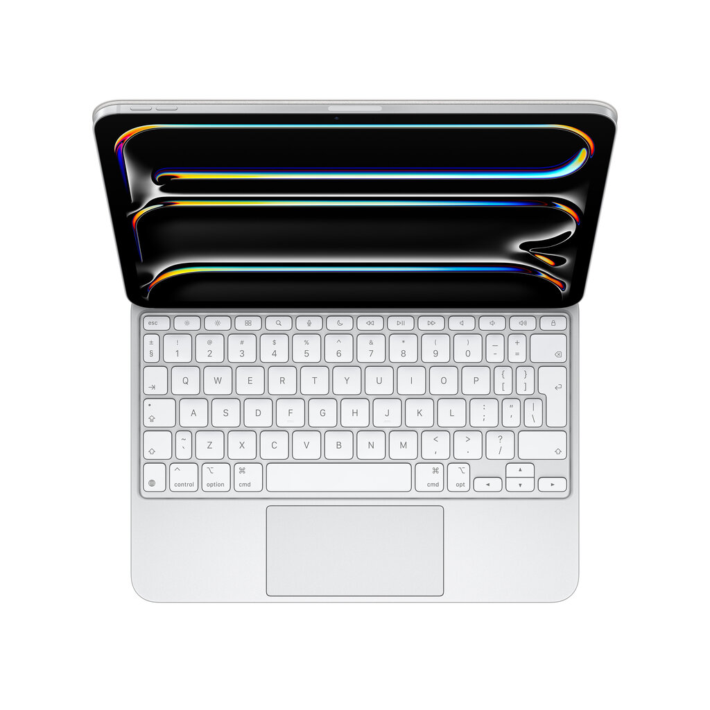 Magic Keyboard for iPad Pro 11‑inch (M4) - International Russian - White MWR03RS/A цена и информация | Tahvelarvuti kaaned ja kotid | kaup24.ee