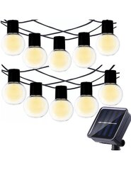 10 светодиодных фонарей John Green, солнечная батарея, 280см цена и информация | Уличное освещение | kaup24.ee