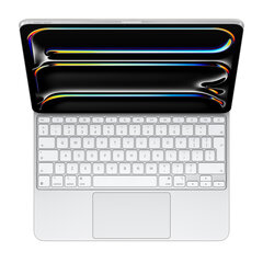 Magic Keyboard для iPad Pro 13‑дюймовый (M4) - Международный английский - Белый MWR43Z/A цена и информация | Чехлы для планшетов и электронных книг | kaup24.ee