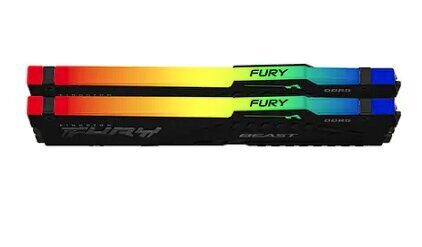 Kingston Fury Beast RGB (KF560C30BBAK2-64) цена и информация | Operatiivmälu (RAM) | kaup24.ee