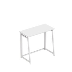 Складной письменный стол Лидер 1.5 белый цена и информация | Компьютерные, письменные столы | kaup24.ee