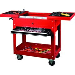 Tööriistakäru Big Red (2 sahtlit) hind ja info | Tööriistakastid, tööriistahoidjad | kaup24.ee