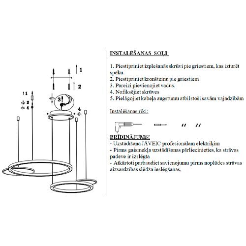 Ripplamp Diadema цена и информация | Rippvalgustid | kaup24.ee