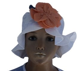 Müts Pupill Lea, valge hind ja info | Tüdrukute mütsid, sallid, kindad | kaup24.ee