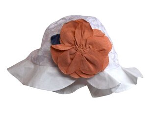 Шапка-панама для девочек Pupill, белая цена и информация | Шапки, перчатки, шарфы для девочек | kaup24.ee