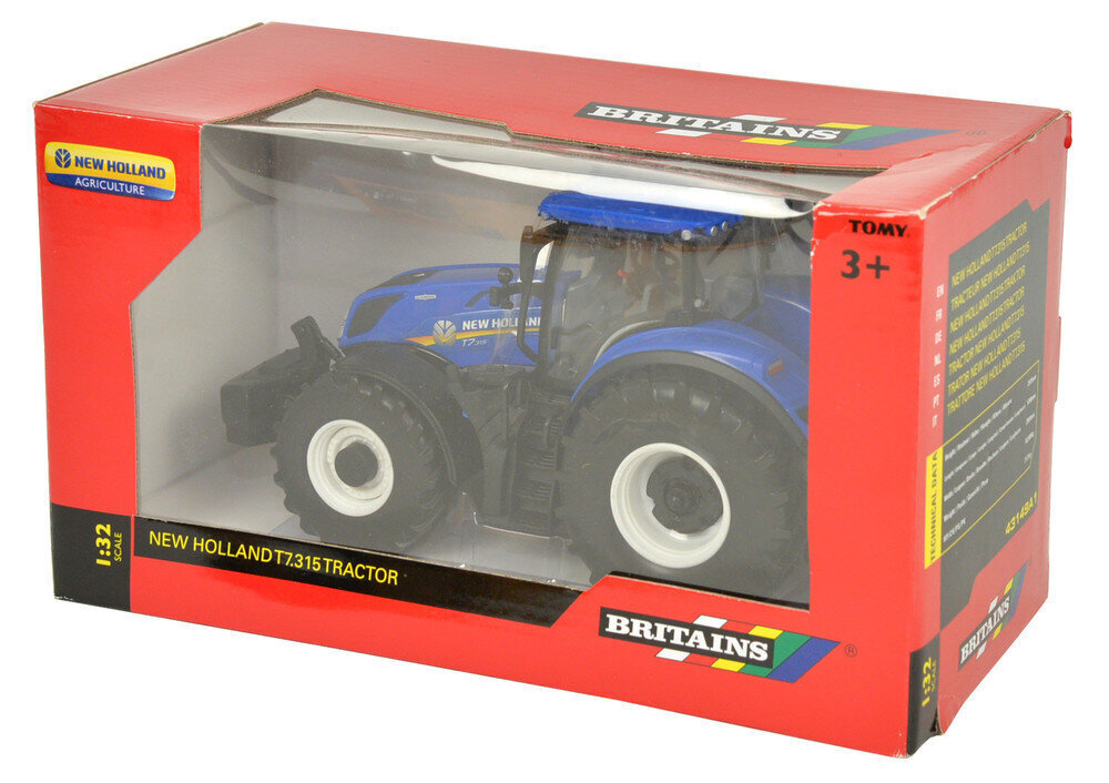 Mängutraktor Tomy Britains New Holland T7.315 43149 цена и информация | Poiste mänguasjad | kaup24.ee