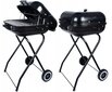 Mobiilne ratastel grill Gotel, 85x46x50 cm, must hind ja info | Grillid | kaup24.ee