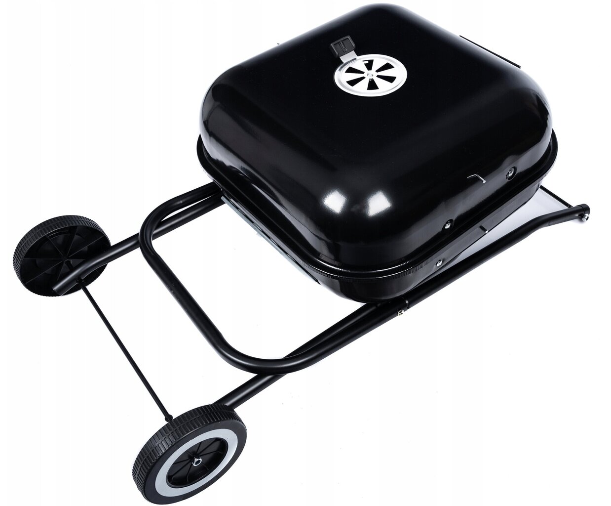 Mobiilne ratastel grill Gotel, 85x46x50 cm, must hind ja info | Grillid | kaup24.ee