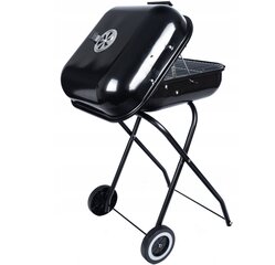 Mobiilne ratastel grill Gotel, 85x46x50 cm, must hind ja info | Grillid | kaup24.ee