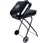 Mobiilne ratastel grill Gotel, 85x46x50 cm, must цена и информация | Grillid | kaup24.ee