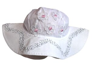 Müts Pupill Naomi, valge hind ja info | Tüdrukute mütsid, sallid, kindad | kaup24.ee
