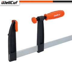 Pitskruvi, kiirkinnitusega, ( 690 x 170 x 35 mm ) UK Brand WellCut WC-FC1260 hind ja info | Käsitööriistad | kaup24.ee