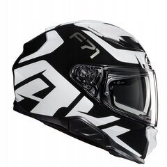 Мотоциклетный шлем HJC F71 Bard, черный/белый цена и информация | Шлемы для мотоциклистов | kaup24.ee