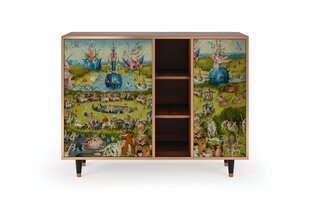 Puhvet BS2 The Garden By Hieronymus Bosch L 125 cm, pähkel hind ja info | Kummutid | kaup24.ee