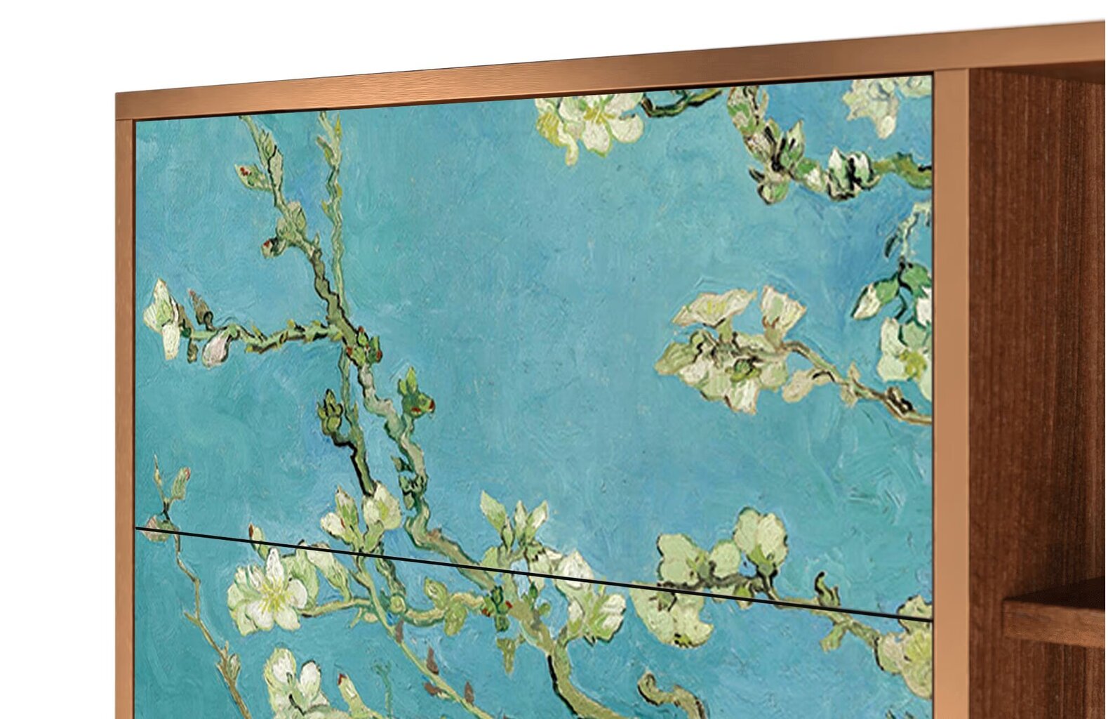 Puhvetkapp BS2 Almond Blossom By Van Gogh L 125 cm, pähkel hind ja info | Kummutid | kaup24.ee