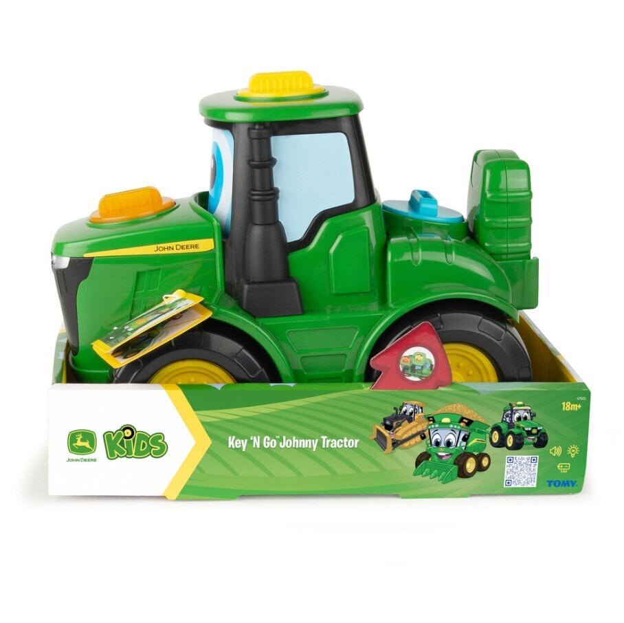 Mängutraktor Tomy John Deere Johnny Key 47500 цена и информация | Imikute mänguasjad | kaup24.ee