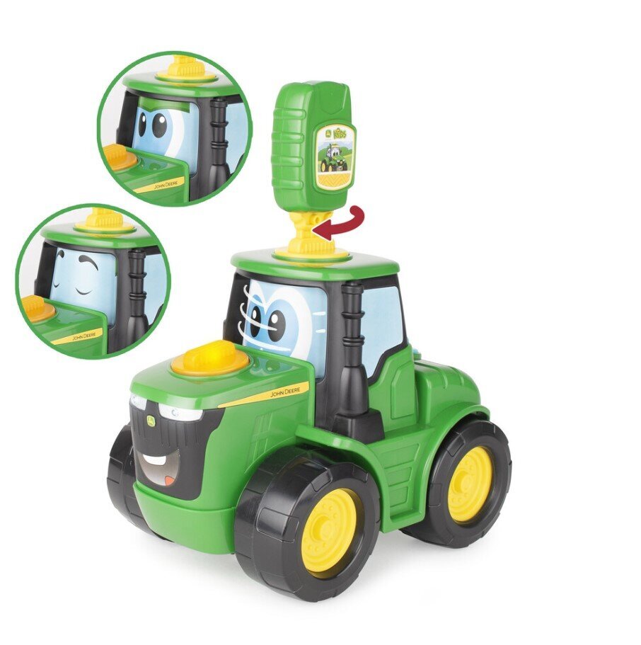 Mängutraktor Tomy John Deere Johnny Key 47500 цена и информация | Imikute mänguasjad | kaup24.ee