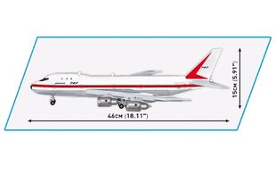 Konstruktor Cobi Boeing 747 Esimene lend 1969. aasta 26609, 1051 päeva. hind ja info | Klotsid ja konstruktorid | kaup24.ee