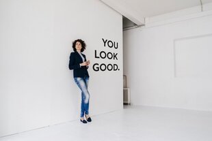 Seinakleebis "You look good" hind ja info | Seinakleebised | kaup24.ee