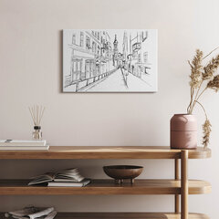 Seinapilt Provence'i linna joonis цена и информация | Картины, живопись | kaup24.ee
