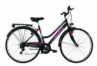 Linnaratas SMD28106C 28", must цена и информация | Велосипеды | kaup24.ee