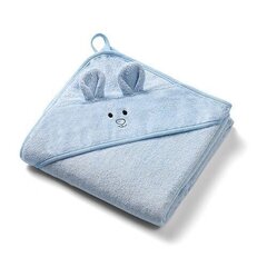 BabyOno kapuutsiga rätik 1553/02, 100x100 cm, sinine hind ja info | Rätikud, saunalinad | kaup24.ee