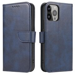 Magnet Case for Samsung S24 with flap and wallet - blue цена и информация | Чехлы для телефонов | kaup24.ee