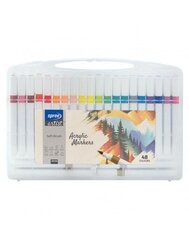 Viltpliiatsid Acrylic Soft Brush 58158 SPR, 48 värvi цена и информация | Принадлежности для рисования, лепки | kaup24.ee