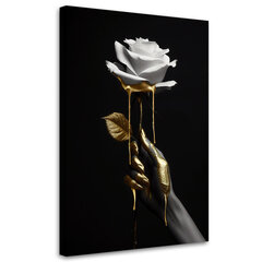Seinapilt Kuldne roos цена и информация | Картины, живопись | kaup24.ee