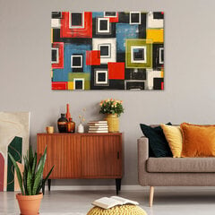 Seinapilt värviline retro abstraktsioon hind ja info | Seinapildid | kaup24.ee