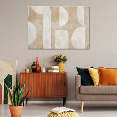 Seinapilt Hele retro abstraktsioon цена и информация | Картины, живопись | kaup24.ee