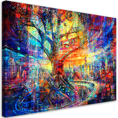 Масляная картина 70x150 см, одно дерево цена и информация | Картины, живопись | kaup24.ee