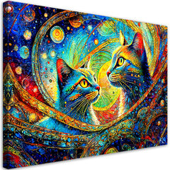 Tapyba pagal skaičius 40x50cm.  - Maaleo cats 22781 цена и информация | Картины, живопись | kaup24.ee