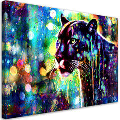 Холст, черная пантера 39,99 цена и информация | Картины, живопись | kaup24.ee