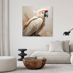 Seinapilt Beež papagoi цена и информация | Картины, живопись | kaup24.ee