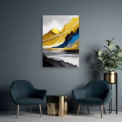 Seinapilt Kuldsete mägede abstraktsioon hind ja info | Seinapildid | kaup24.ee