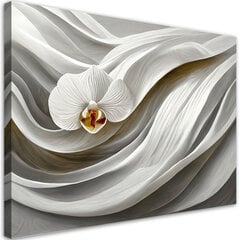 Seinapilt Valge orhidee цена и информация | Картины, живопись | kaup24.ee