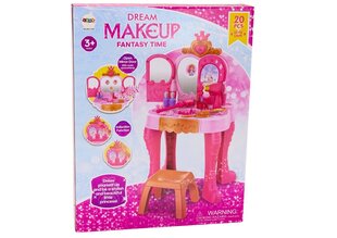 Laste kosmeetikalaud tarvikutega, roosa hind ja info | Tüdrukute mänguasjad | kaup24.ee