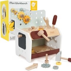 Classic World puidust töötuba lastele koos tööriistadega hind ja info | Poiste mänguasjad | kaup24.ee