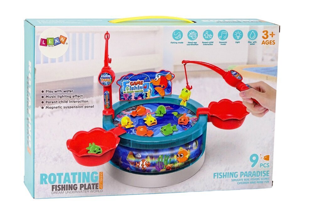 Magnetiline kala püüdmise mäng heli- ja valgusefektidega hind ja info | Poiste mänguasjad | kaup24.ee
