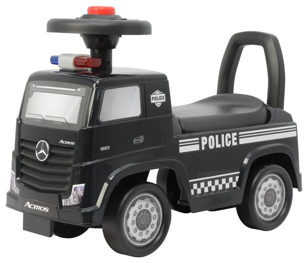 Tõukeauto Mercedes Actros 3316TA, must цена и информация | Imikute mänguasjad | kaup24.ee