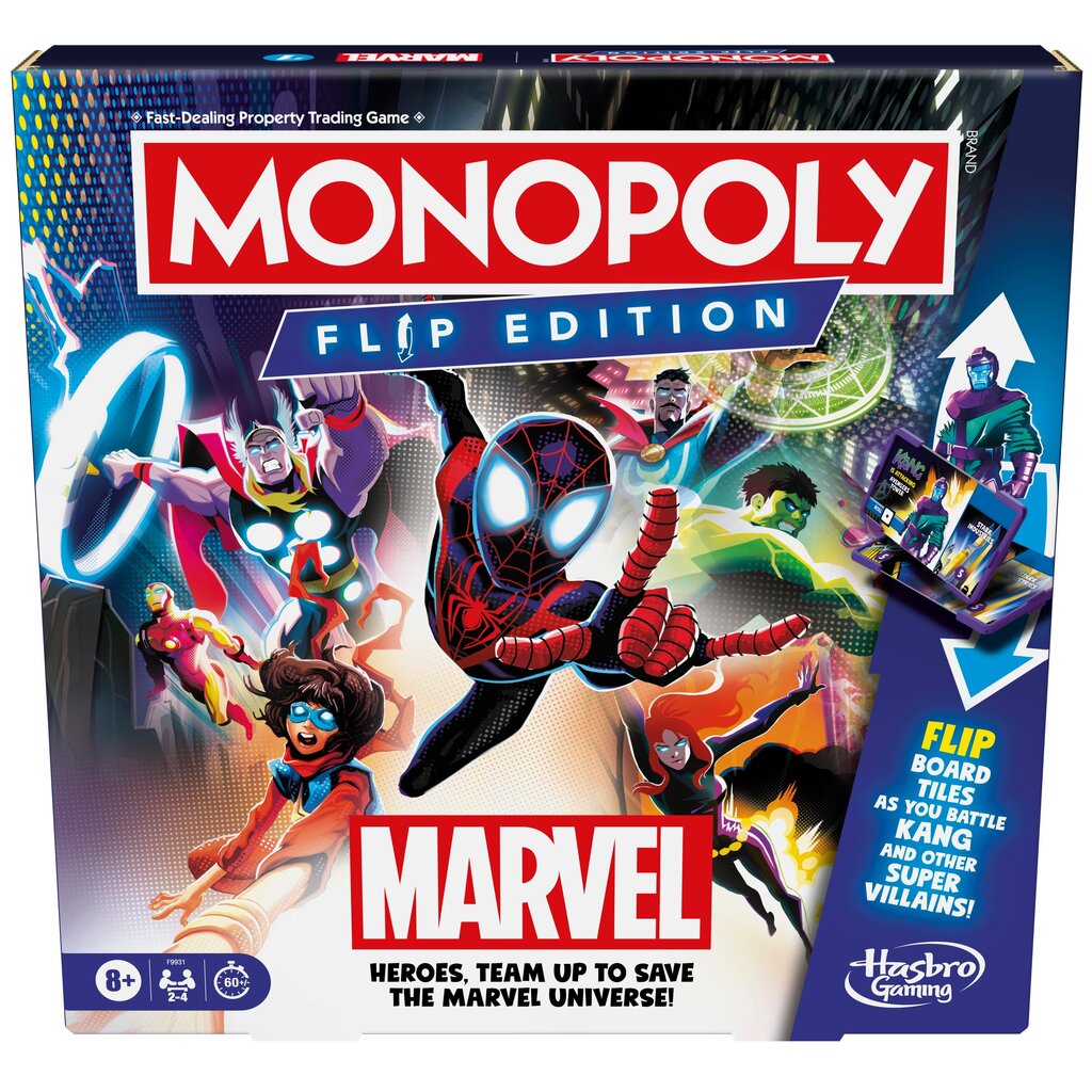 MONOPOLY Lauamäng Marvel Flip (inglise keeles) hind ja info | Lauamängud ja mõistatused | kaup24.ee