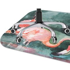 Põrandat kaitsev matt Värvige flamingosid, 100x70 cm hind ja info | Kontoritoolid | kaup24.ee