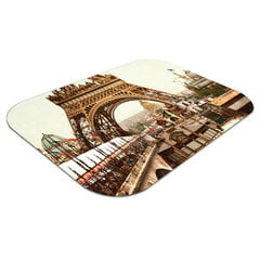 Põrandat kaitsev matt Eiffeli torni retro, 100x70 cm hind ja info | Kontoritoolid | kaup24.ee