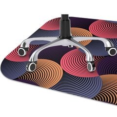 Põrandat kaitsev matt Värviline muster, 100x70 cm hind ja info | Kontoritoolid | kaup24.ee