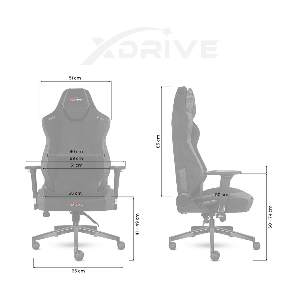 Mänguritool xDrive Hira Profesional, 51 x 50 x 135 cm hind ja info | Kontoritoolid | kaup24.ee